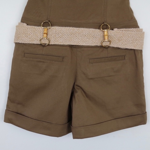 Safari Khaki Strapless Romper - Picture 4 of 8